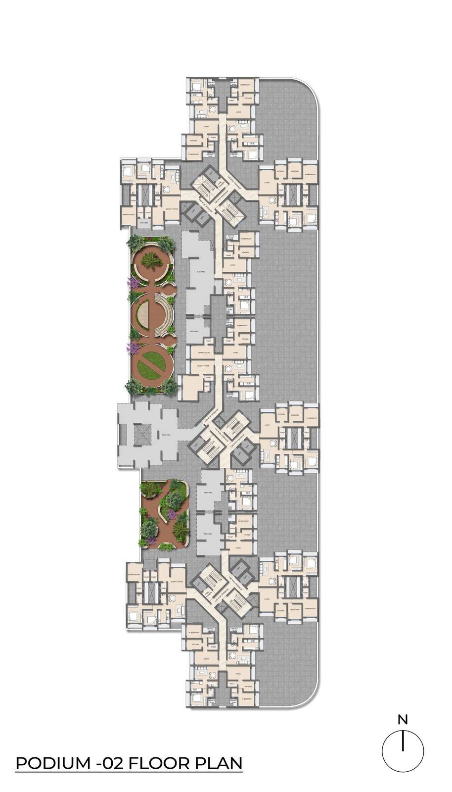 2D_Podium -02 Floor Plan n